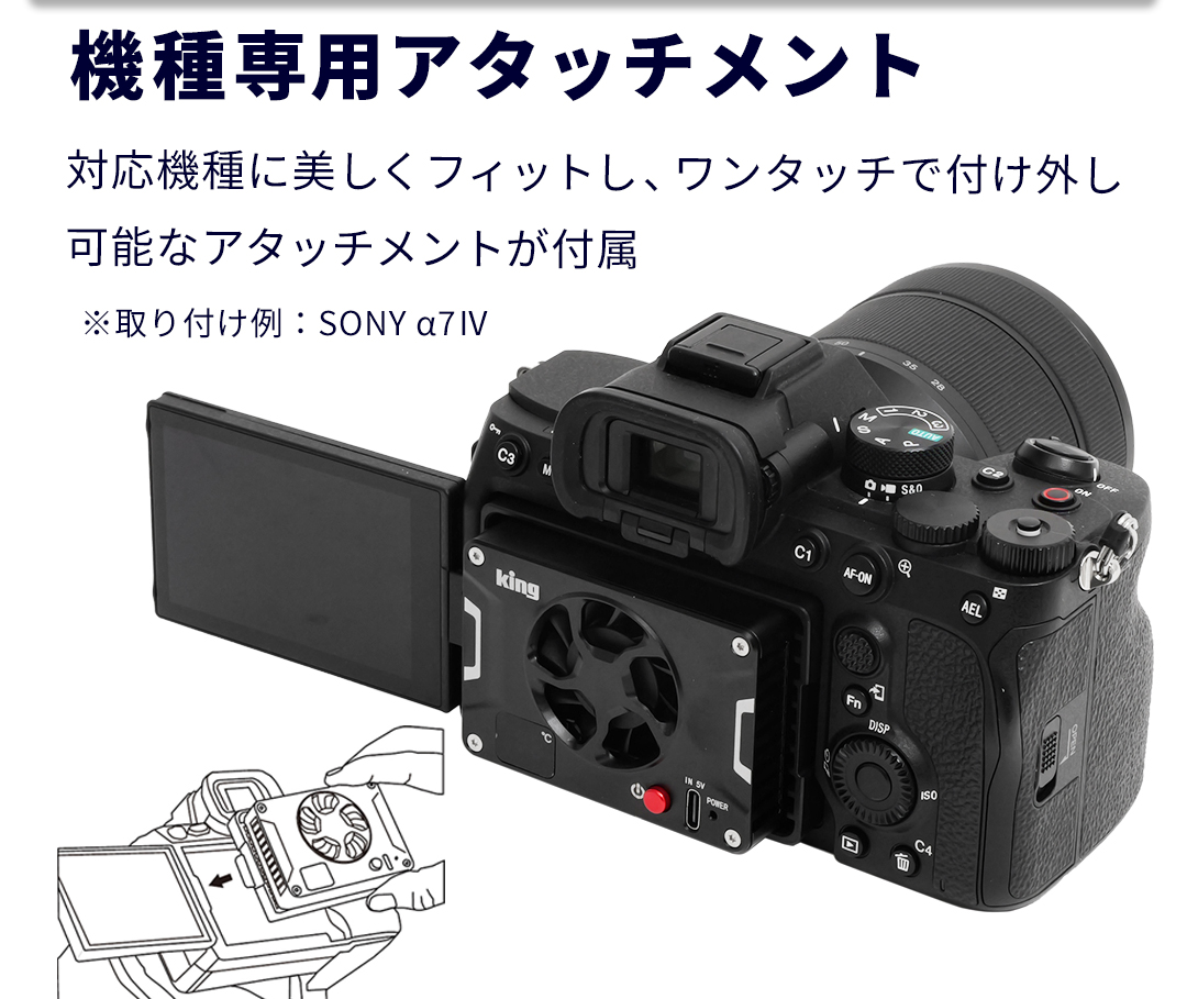 注目商品】King カメラクーラーPFH-02