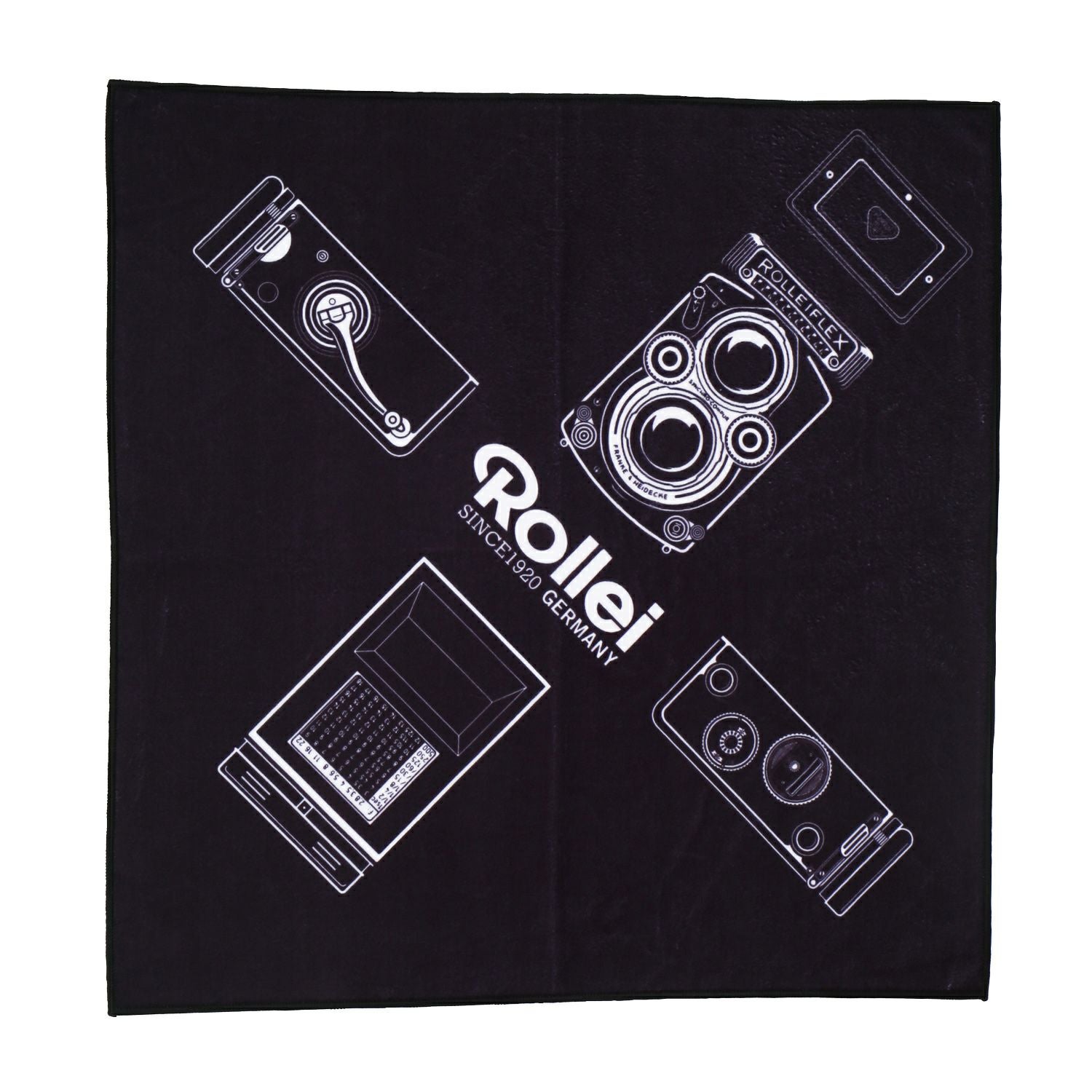 rolleiカメラ用品 Rollei カメラクロス ロゴデザイン Lサイズ | アサヌマネットショップ
