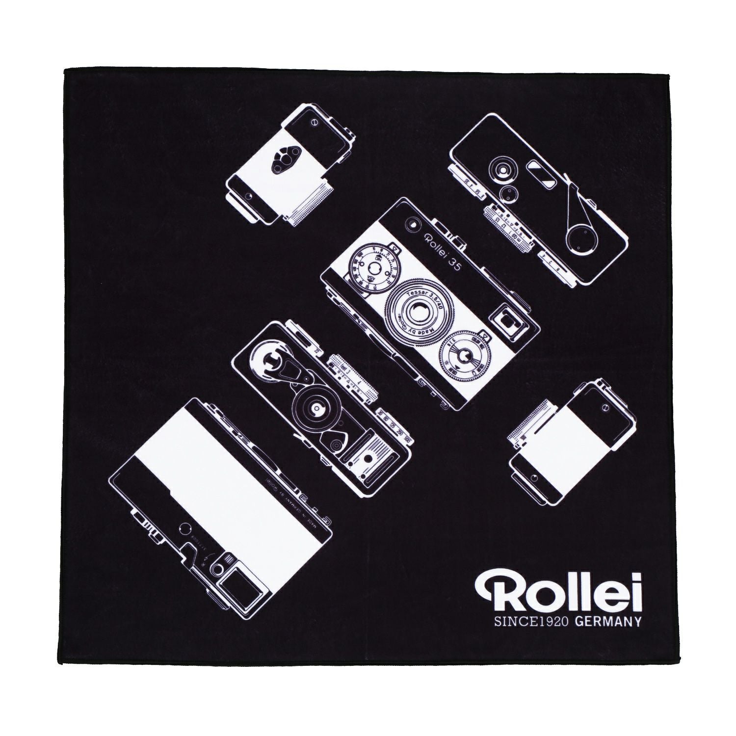 rolleiカメラ用品 Rollei カメラクロス ロゴデザイン Lサイズ | アサヌマネットショップ